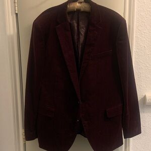 Elegant Maroon Men's Blazer